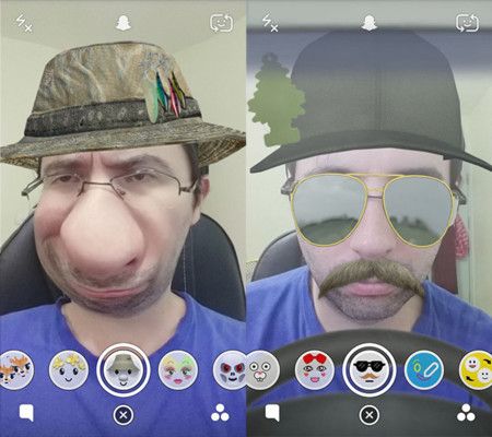 Como fazer caretas idiotas em Snapchat com lentes autocolantes