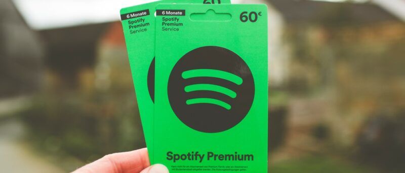 Comprar Spotify Premium como um presente