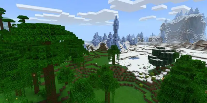 Explicaçăo dos Biomas da Selva Minecraft