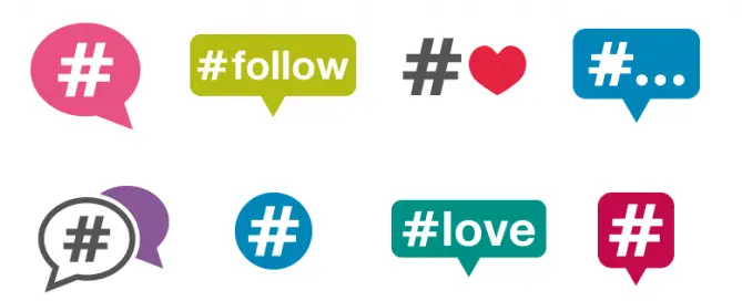 História do Hashtags e da sua utilizaçăo em redes sociais