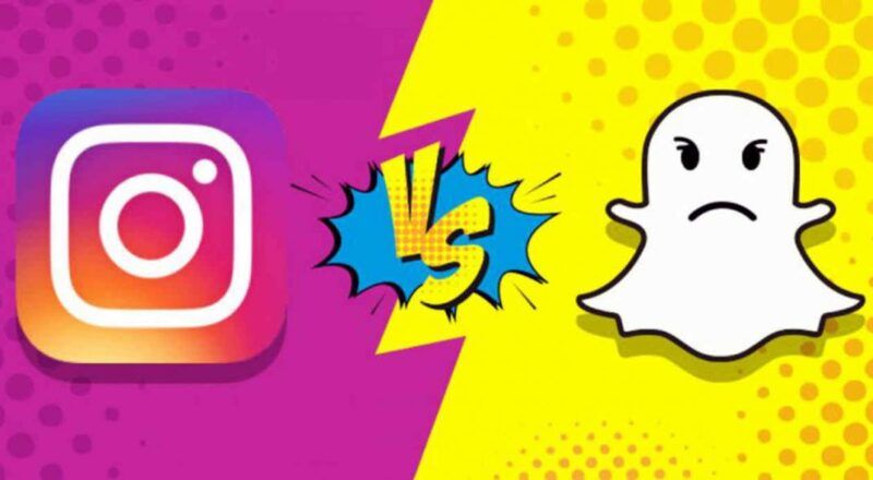 Histórias Instagram vs. Histórias Snapchat