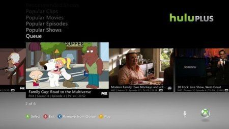 Hulu Plus na Xbox 360