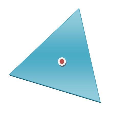 Como calcular o centro de um triângulo - 3 passos