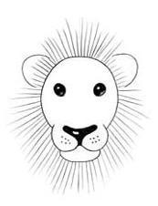 Como desenhar facilmente o rosto de um leão - 4 passos