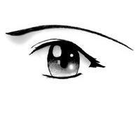 Como desenhar um olho Manga - 6 passos