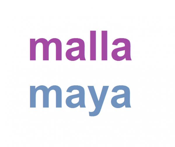 Qual é a diferença entre malla e maya