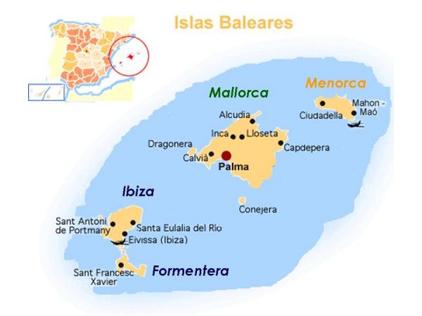 O que são as Ilhas Baleares