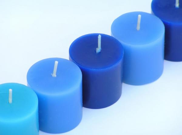 Significado das velas azuis - 4 passos