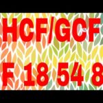 O que é o GCF de 18 e 54?