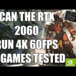 O RTX 2060 pode rodar 4K?