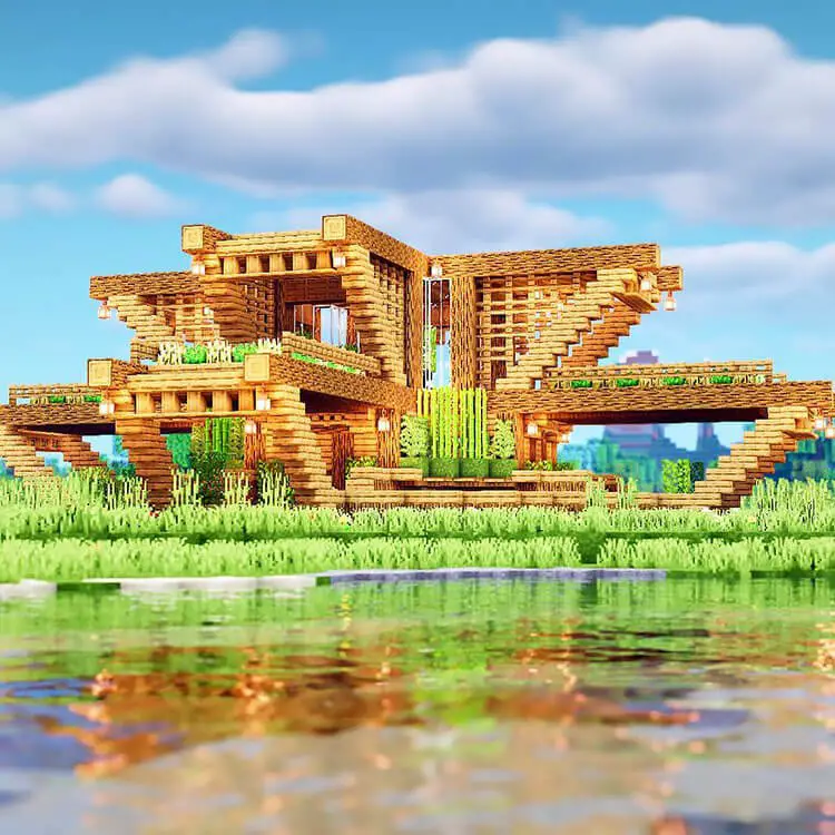 Minecraft: Construindo uma Casa Moderna para Início de Sobrevivência 