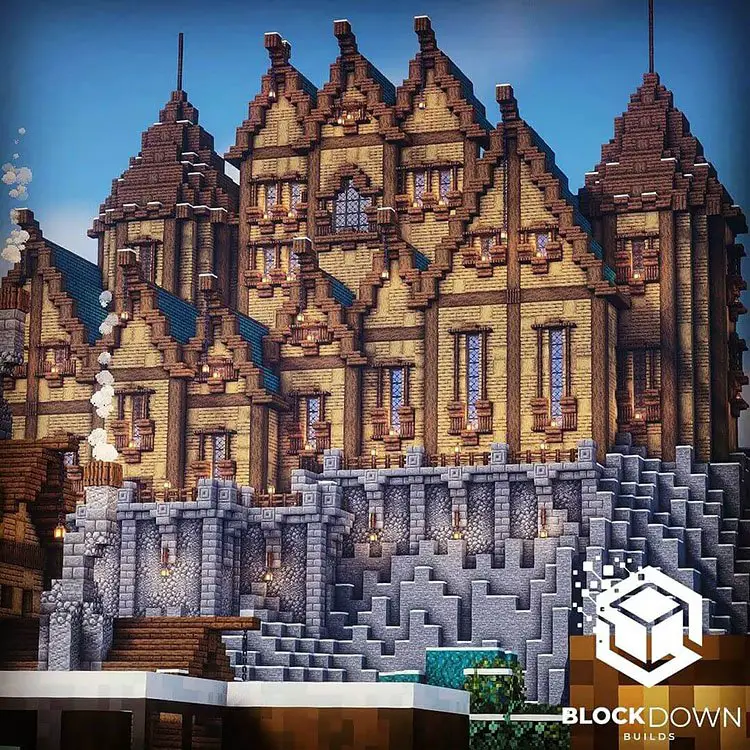 18 Minecraft Medieval Build Idéias e tutoriais - Mamãe tem as