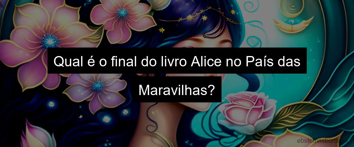 Qual é o final do livro Alice no País das Maravilhas?